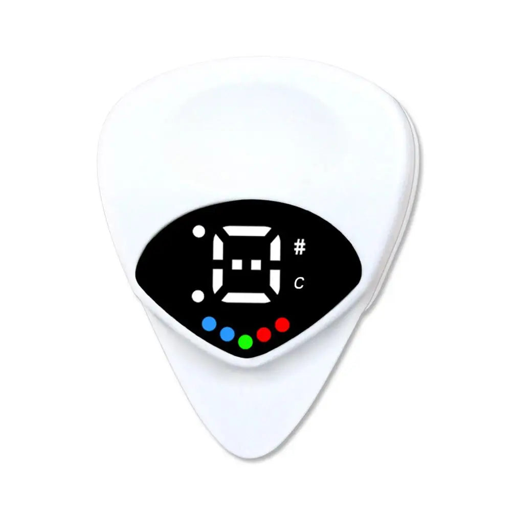 Portable Guitar Pick & Tuner Combo 2-in-1